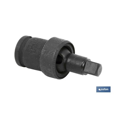 Articulación universal de impacto | Con cuadradillo macho y hembra de 1/4  | Cardan universal