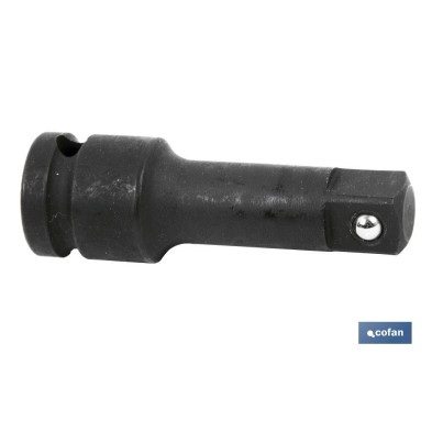 Alargadera de impacto  3/4 | Con longitud de 100, 175 y 250 mm | Prolongador de impacto de 3/4