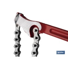 Llave de cadena reversible | Medidas: 4 y Longitud: 300 | Herramienta de fontanería