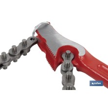 Llave de cadena reversible | Medidas: 4 y Longitud: 300 | Herramienta de fontanería