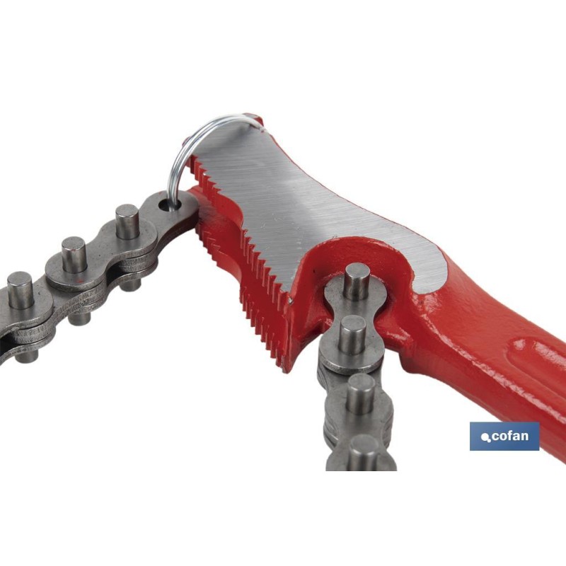 Llave de cadena reversible | Medidas: 4 y Longitud: 300 | Herramienta de fontanería